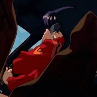 Misato by @stickers_evangelion :: @fStikBot telegram stickers