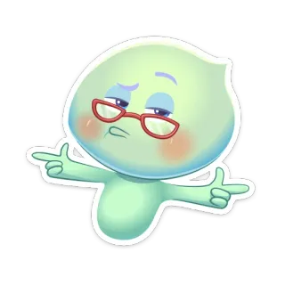 😎 1229122b Kartun, Karakter, Lucu, Jiwa telegram sticker