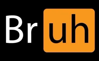 🤛 79e9607f Bruh bruh, internet slang, meme, grappig, humor telegram sticker