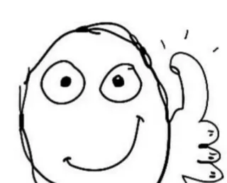 👍 d61710a5 Meme, Duim omhoog, Internet, Grappig, Ok telegram sticker