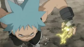 ⚡️ 4f9b86fb Black Star Soul Eater 动漫, 噬魂师, 布莱克☆星, 角色, 闪电, 动作 telegram sticker