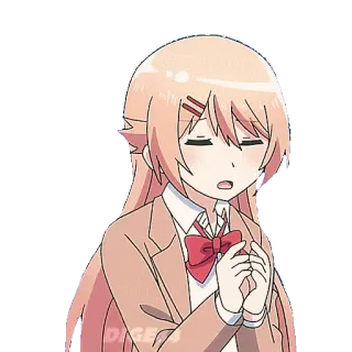 😶 995ef678 アニメ, 女の子, 可愛い, 制服, 漫画 telegram sticker