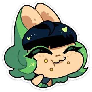 🍴 8099df6f Cartone animato, Carino, Anime, Kawaii, Adesivo telegram sticker