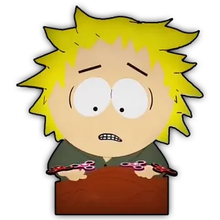 🚀 59fe7579 Tweek Tweak South Park Твик, Твик, Южный парк, Мультфильм, Анимация, Спиннер, Тревожный telegram sticker