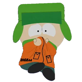 😣 490091a8 Kyle Broflovski South Park DIGE44 Cartone animato, Offensivo, South Park, Kyle telegram sticker