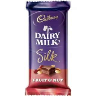 🍫 3c259318 DAIRY MILK Silk FRUIT & NUT шоколад, конфеты, молочный, шёлк, фрукты, орех telegram sticker