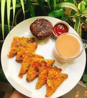 🥪 5fee5c08 еда, завтрак, перекус, еда, чай, маффин, тост telegram sticker