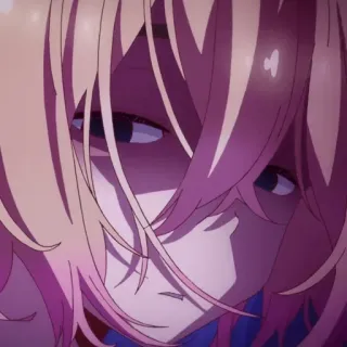 💜 0587e2b9 Anime, Ragazza, Ritratto, Manga, Animazione whatsapp sticker