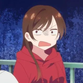 💚 1e2cd632 Anime, Cartone animato, Arrabbiato, Scioccato, Frustrato, Espressione, Reazione whatsapp sticker