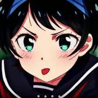 💜 9d152cea Anime, Ragazza, Cartone animato, Carino, Manga, Ritratto whatsapp sticker