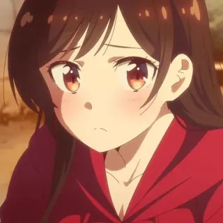 🖤 ef815505 Chizuru Mizuhara Rent-A-Girlfriend Anime, Cartone animato, Ragazza, Chizuru, Rent-a-Girlfriend, Chizuru Mizuhara whatsapp sticker