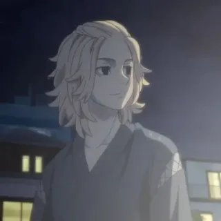 🌟 715c8a62 Mikey Anime, Personaggio, Mikey, Maschio, Capelli biondi telegram sticker