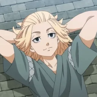 🌟 99ba23fa Manjiro Sano (Mikey) Tokyo Revengers Anime, Personaggio, Manga, Tokyo Revengers, Manjiro Sano, Mikey telegram sticker