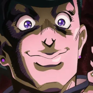 @higashikata josuke — @stckrRobot whatsapp stickers