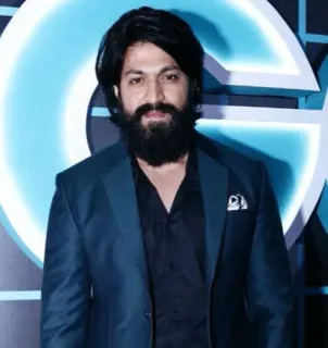 😎 aa03ce50 Yash ator, ator indiano, celebridade, homem, barba, retrato telegram sticker