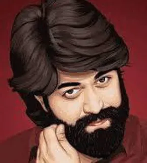 😎 d7b167f8 homem, barba, retrato, rosto, cabelo, obra de arte telegram sticker