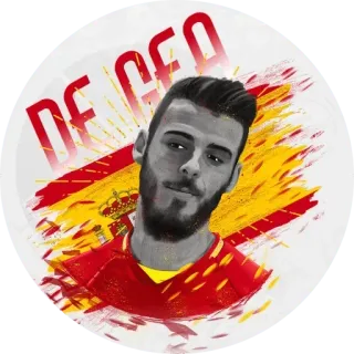 🇪🇸 34b68f1c David de Gea DE GEA futebol, goleiro, jogador, espanha, esportes telegram sticker