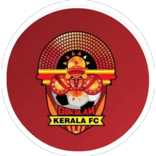 🇮🇳 86d5b696 GOKULAM KERALA FC futebol, esportes, futebol, time, logo telegram sticker