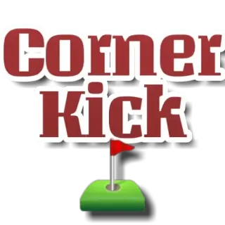 ⛳️ bb31e595 Corner Kick futebol, esporte, escanteio, canto, gol telegram sticker