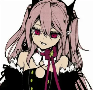 😁 ef3b43ff Mikaela Hyakuya Owari no Seraph Anime, Vampiro, Mikaela, Hyakuya, Serafino whatsapp sticker