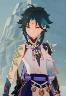 🌟 76cdc4d9 Xiao Genshin Impact Anime, Video game, Karakter, Fantasi, Genshin Impact, Xiao whatsapp sticker