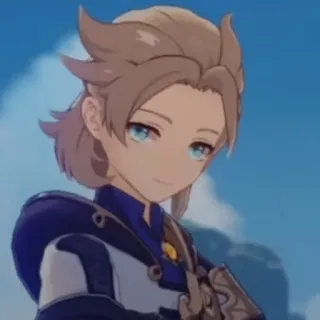 💦 7fea12c9 Albedo Genshin Impact Albedo, Genshin Impact, Anime, Video game, Karakter whatsapp sticker