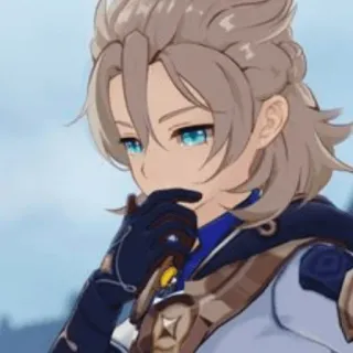 🤔 af0f1bb8 Albedo Genshin Impact Anime, Video game, Genshin Impact, Albedo, Karakter whatsapp sticker