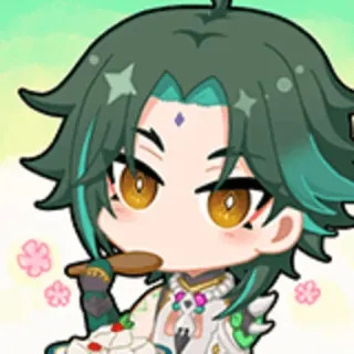 ☺️ c4b171ec Xiao Genshin Impact Anime, Genshin Impact, Xiao, Karakter, Game, Chibi whatsapp sticker