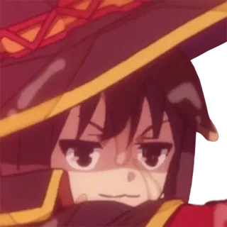😏 12018f8d Megumin Konosuba 애니메이션, 코노스바, 메구밍, 마법, 폭렬 telegram sticker