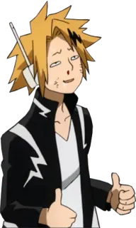 🤤 ea2e36b8 Denki Kaminari My Hero Academia Anime, Mangá, Personagem, My Hero Academia, Denki Kaminari telegram sticker
