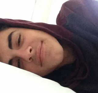 ☺️ 0e502044 person, sleeping, portrait, hoodie, face, resting telegram sticker