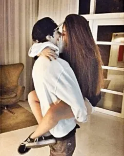 😘 e3e5ca9d couple, love, romance, relationship, affection, hug telegram sticker