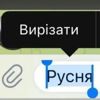 🔪 7c22dbe7 Вирізати Русня telegram sticker