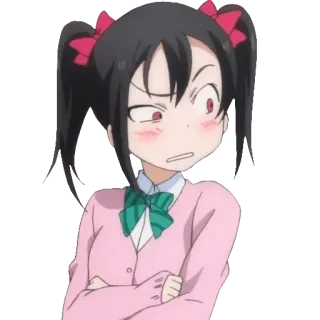 🙃 c35450d7 Yazawa Nico Love Live! อนิเมะ, ตัวละคร, ผู้หญิง, Love Live, Yazawa Nico, น่ารัก, ผู้หญิง telegram sticker