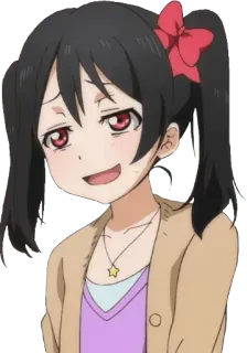 😪 e189db25 Nico Yazawa Love Live! อนิเมะ, ผู้หญิง, ไอดอลโรงเรียน, น่ารัก telegram sticker