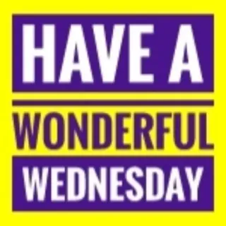 🟨 05928e2b HAVE A WONDERFUL WEDNESDAY thứ tư, tích cực, lời chào, chúc một ngày tốt lành telegram sticker