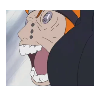 😟 04fa99bd Pain Naruto Anime, Personaggio, Naruto, Pain, Cartone animato telegram sticker
