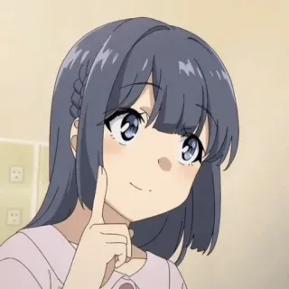 🍶 64f628fd Anime, Menina, Fofa, Desenho animado, Sorrindo telegram sticker