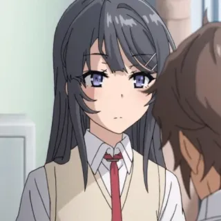 🐇 6507ea84 Mai Sakurajima Rascal Does Not Dream of Bunny Girl Senpai Anime, Garota, Sakurajima, Mai telegram sticker