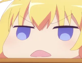 😒 1b0a8c2e Anime, Kartun, Gadis, Lucu, Marah, Ekspresi wajah telegram sticker