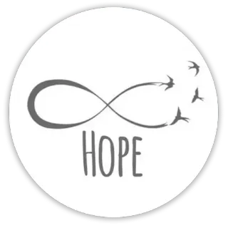 🐦 3d7f4e0f HOPE nadzieja, ptaki, nieskończoność, symbol, pozytywny telegram sticker