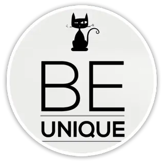 ✨ 665d37d1 BE UNIQUE kot, unikalny, czarny, sylwetka telegram sticker