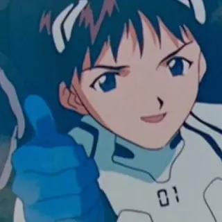 🙂 d665d907 Asuka Langley Soryu Neon Genesis Evangelion Anime, Mädchen, Charakter, Lächeln, Daumen hoch telegram sticker