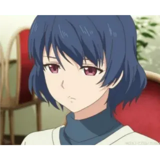 😞 b09fa3b8 Anime, Mädchen, Porträt, Cartoon, Illustration telegram sticker