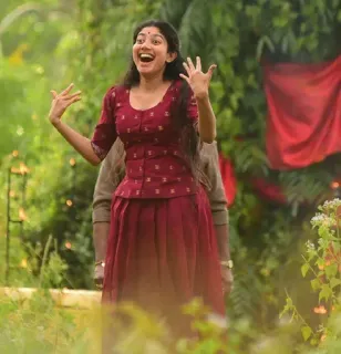 🥰 4ea7dd86 ผู้หญิง, อินเดีย, แบบดั้งเดิม, ชุด, มีความสุข, การเฉลิมฉลอง telegram sticker