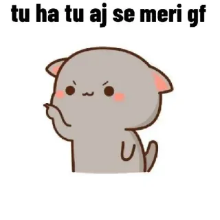 Cute sticker memes @r_squared_rishabh — @stckrRobot whatsapp stickers