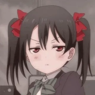 ✨ 4a371208 Nico Yazawa Love Live! Anime, Mädchen, Süß, Nico Yazawa, Love Live, Cartoon whatsapp sticker
