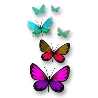 🦋 8bc84bc7 farfalla, farfalle, colorato whatsapp sticker