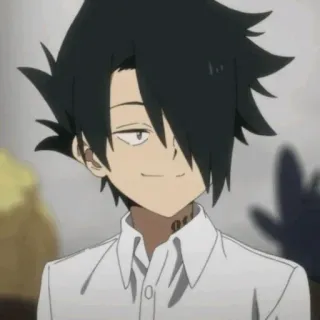 💛 e3112b76 Ray The Promised Neverland Anime, Ray, The Promised Neverland, Personaje, Sticker telegram sticker