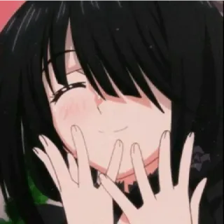 😁 f0f1000d Anime, Garota, Desenho animado, Feliz, Sorrindo, Fofa whatsapp sticker